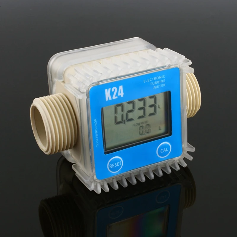 Топ 1 шт K24 Lcd турбинный цифровой расходомер топлива широко используется для