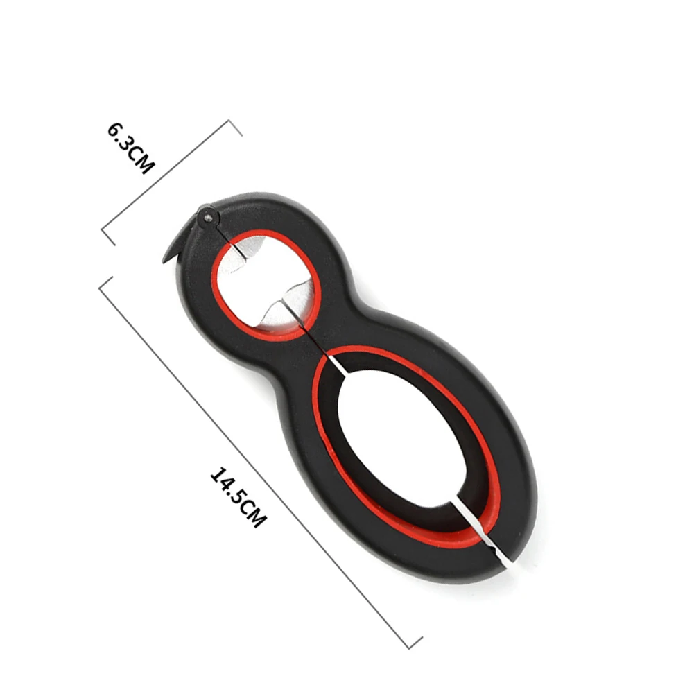 

6 In 1 Multifunctional Bottle Opener All In One Jar Gripper Can Wine Beer Lid Twist Off Jar Opener Claw Bottle Open