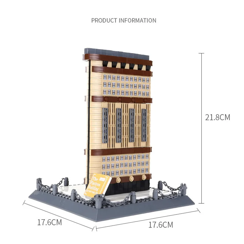 США Нью-Йорк всемирно известная архитектура Flatiron Фуллер строительный блок