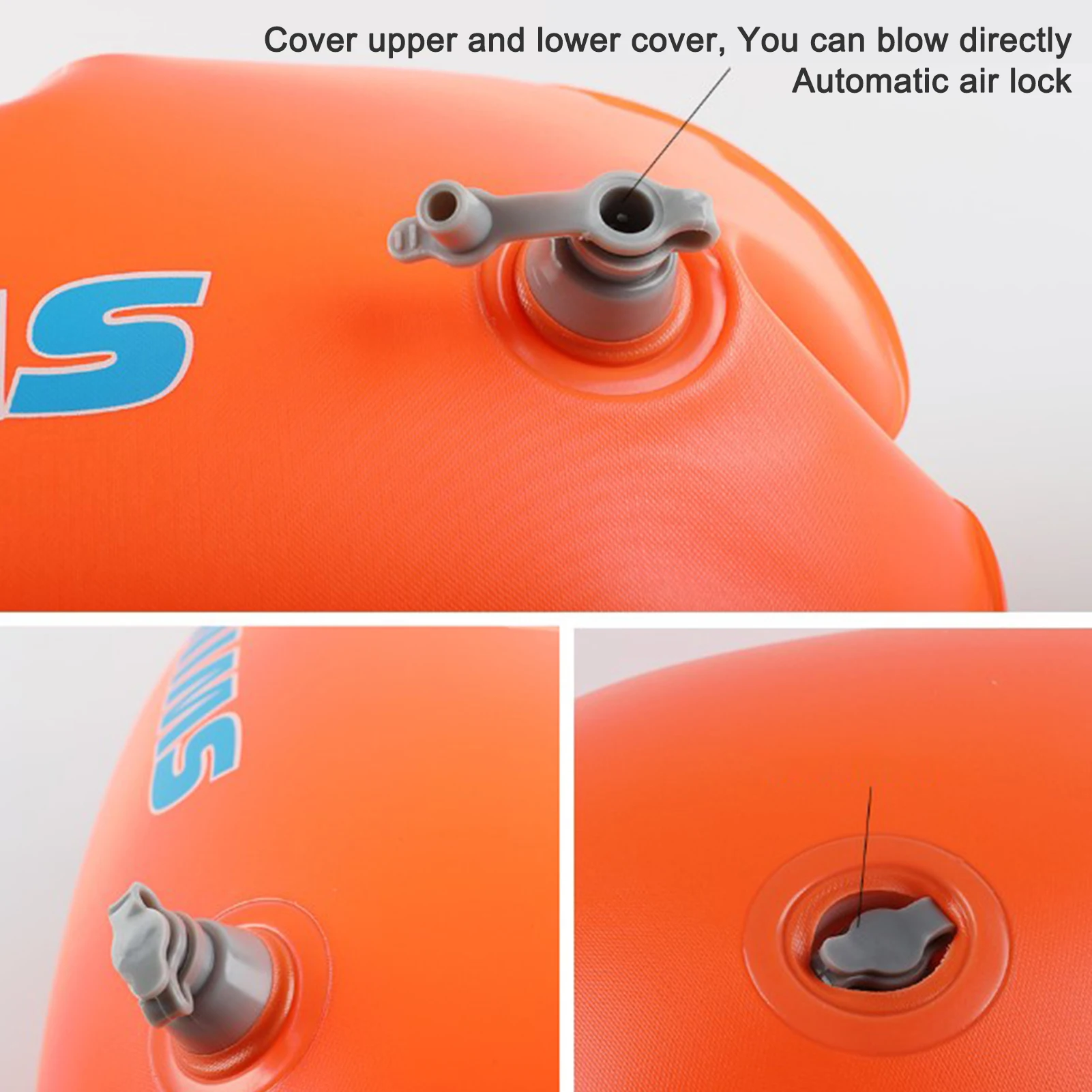 

Safety Swimming Buoy Dual Airbags PVC Swimming Buoy Safety Air Dry Tow Bag Float Inflatable Signal Drift Bag Inflatable Float Ba