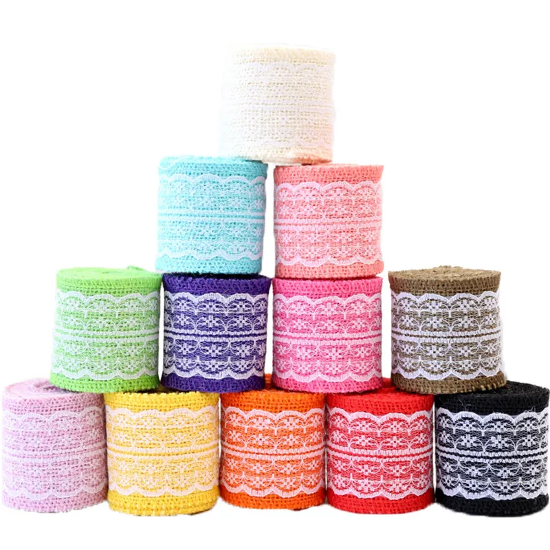 Новинка 2 метра в ширину 6 см кружевная льняная лента африканская ткань различные