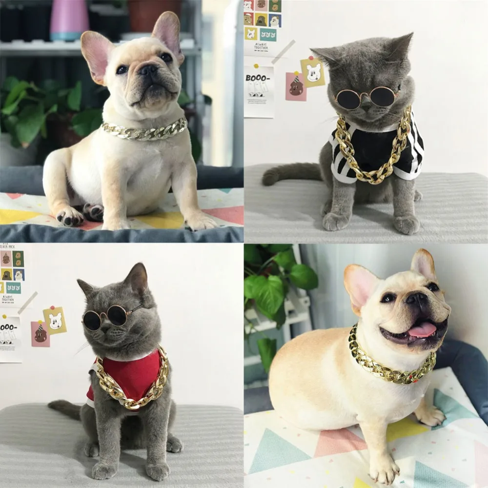 Забавный Пластиковые Материал маленькая цепочка для собак Тедди панель в форме