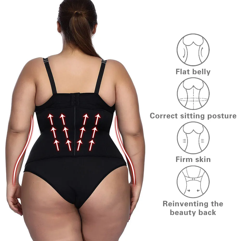 Body Shapers Neoprene 9 Steel Bone Abdomen Sweating Shaper High Elastic Waist Trainer Weight Loss for Women Corset New | Женская одежда