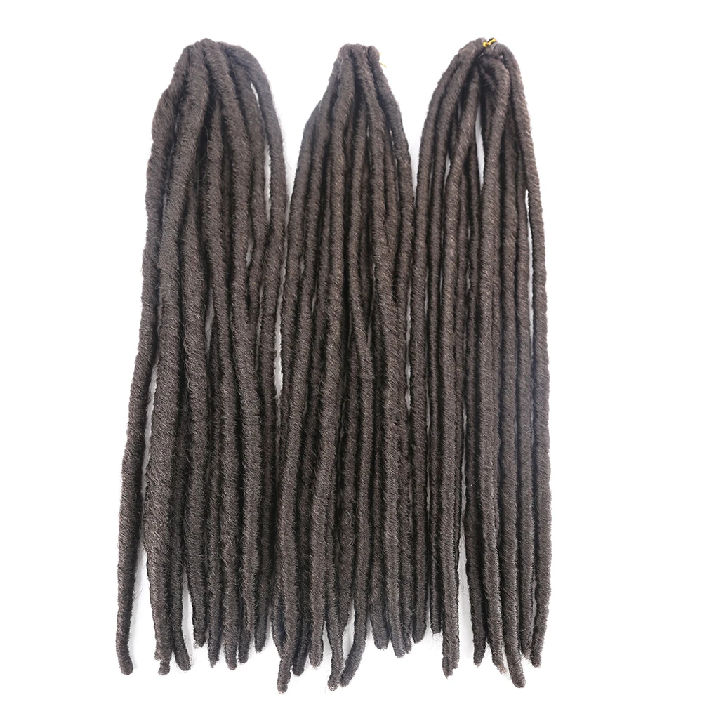 SOKU 20 дюймов Синтетические косички из искусственного Лока мягкие плетеные для