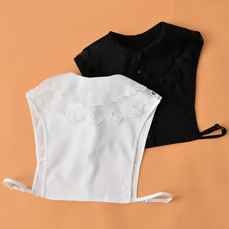 Женское Ожерелье-чокер со съемным лацканом накладной воротник рубашки |