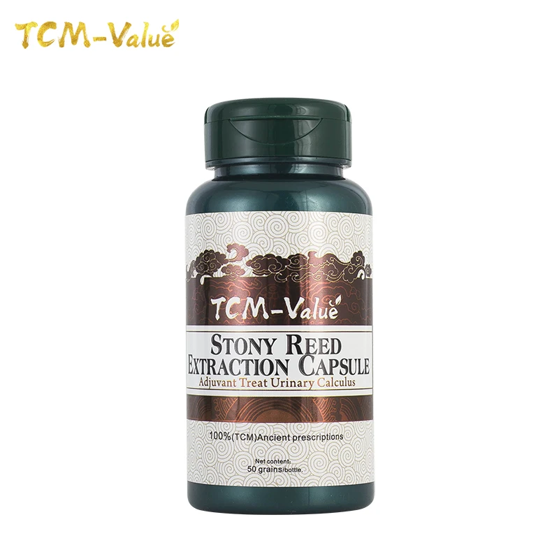 

TCM-Value Stony Reed Extraction Capsule, Adjuvant Treat Urinary Calculus, Cure Lower abdominal pain, paroxysmal colic, 50pcs
