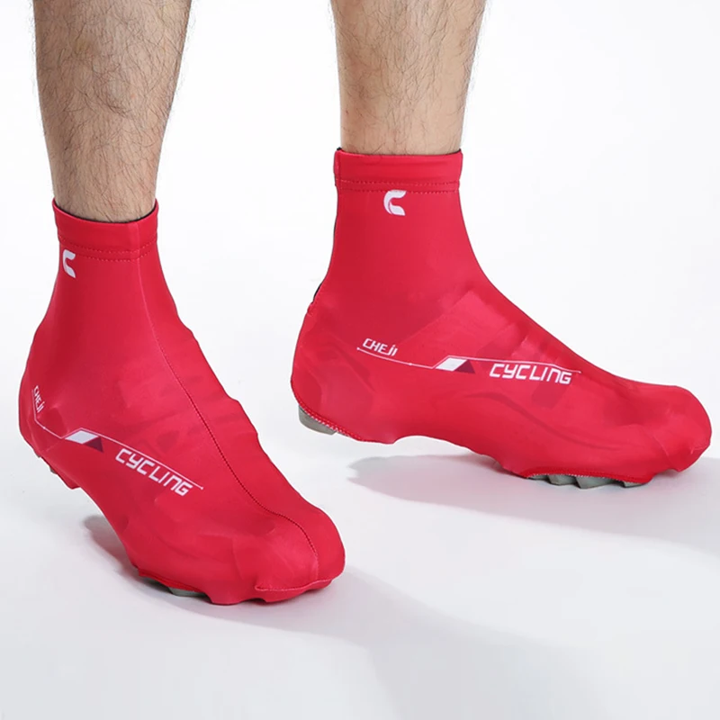 High Elasticity Cycling Shoe Cover Waterproof Breathable Bicycle Cycling MTB Bike Cycling Shoe Wrapping Reusable Shoe Covers
