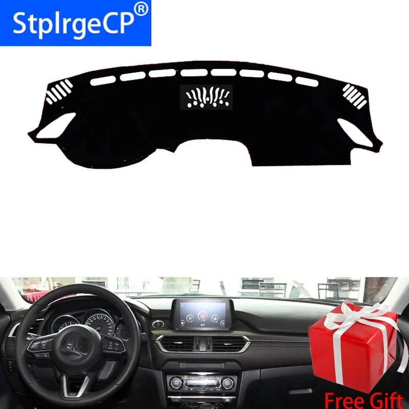 

for mazda atenza 2017 2018 2019 dashboard mat Protective pad Shade Cushion Pad interior sticker car styling accessories
