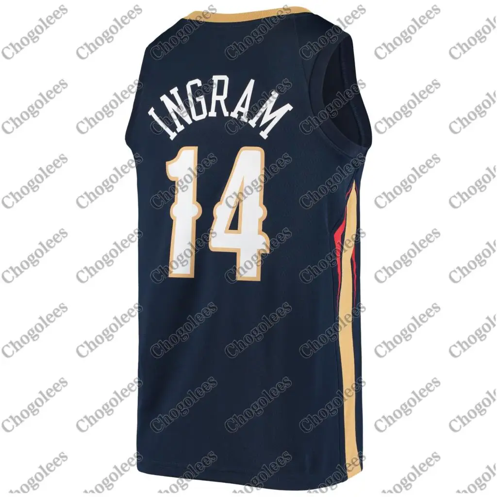 

Men Basketball Jersey Brandon Ingram New Orleans Swingman Jersey Navy