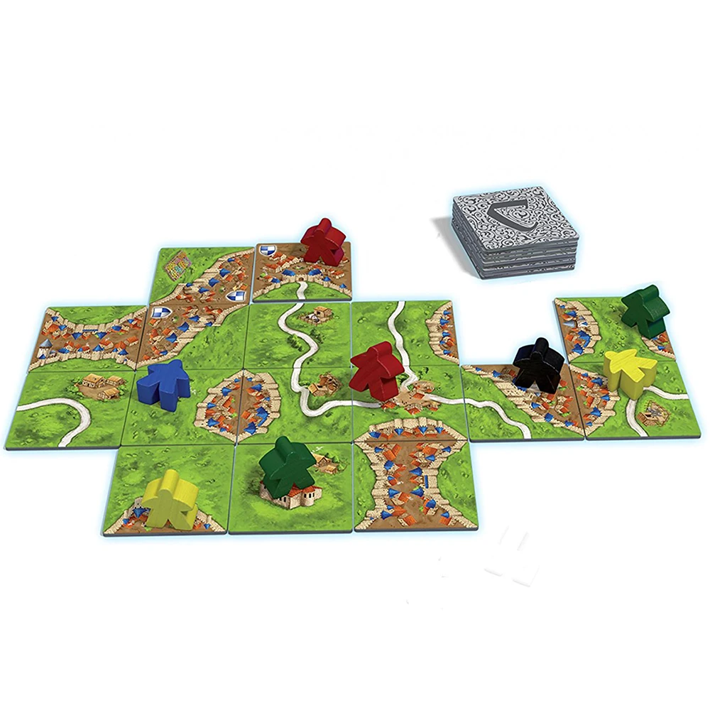 Carкассонная настольная игра стандартная 2-5 игроков новая версия-Core/Base Card Tile