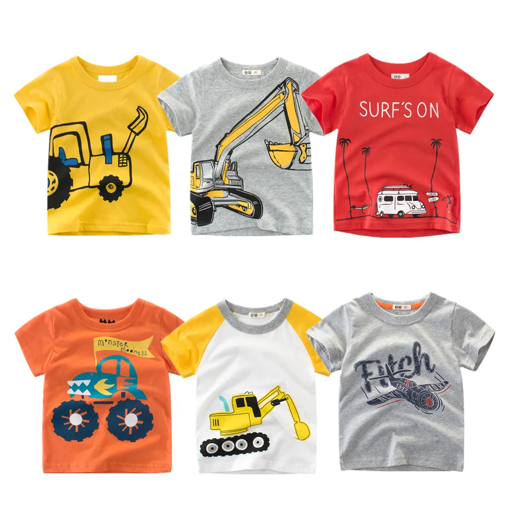 От 2 до 8 лет Детские летние футболки детская одежда топы с короткими рукавами для