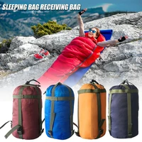 nylon storage bag for camping hiking waterproof compression stuff sack outdoor camping sleeping bag cover