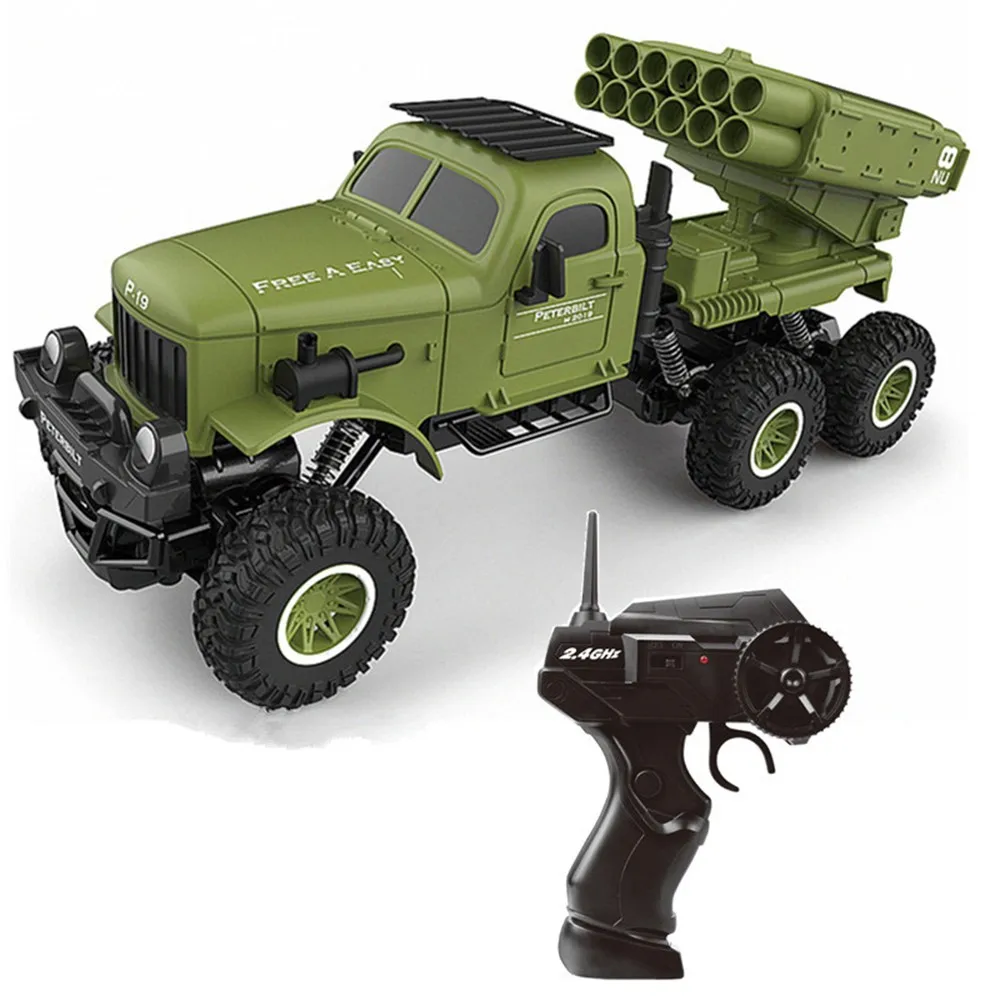 Радиоуправляемый автомобиль 1:16 военный инженерный 6wd с дистанционным