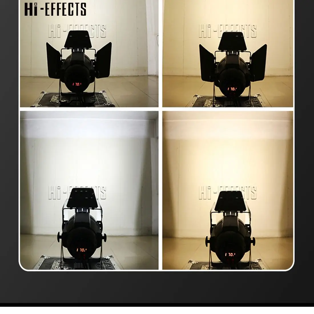 Aluminium 2 IN 1 COB 200W Par LED Stage White/Cold White Light For Professional DJ DMX Control | Лампы и освещение