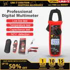 UNI-T UT204 Plus Series Clamp Ammeters. Тестер температуры и напряжения UNI T, цифровой мультиметр с ЖК дисплеем, True Rms, Зажим постоянного и переменного тока, Бесконтактный индикатор напряжения