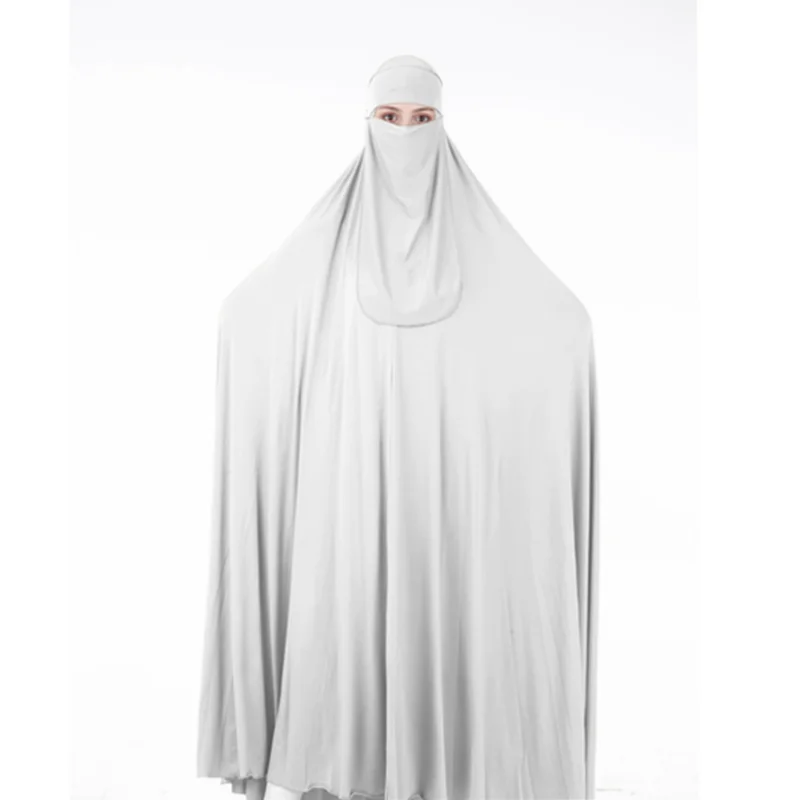 

Islamic Abaya Prayer Dress Muslim Women Hooded Long Khimar Farasha Hijab Kaftan Jilbab Djellaba Arab Robe Ramadan Worship Servic