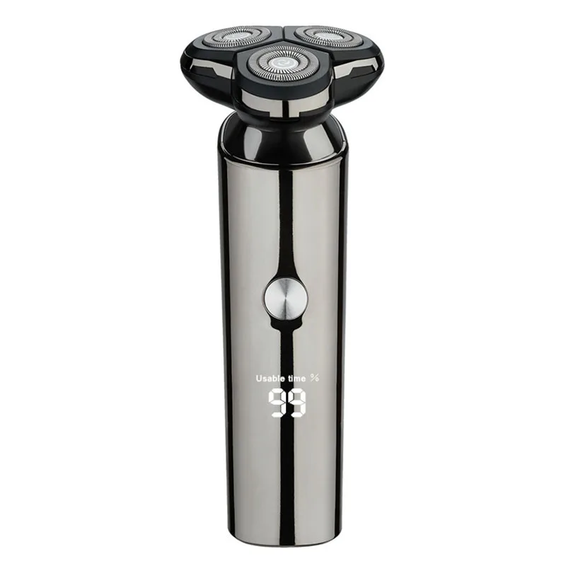 

Electric Shaver Wireless Use 4D Electric Shaver Men'S Shaving Machine Waterproof with Charging Base Washable Razor