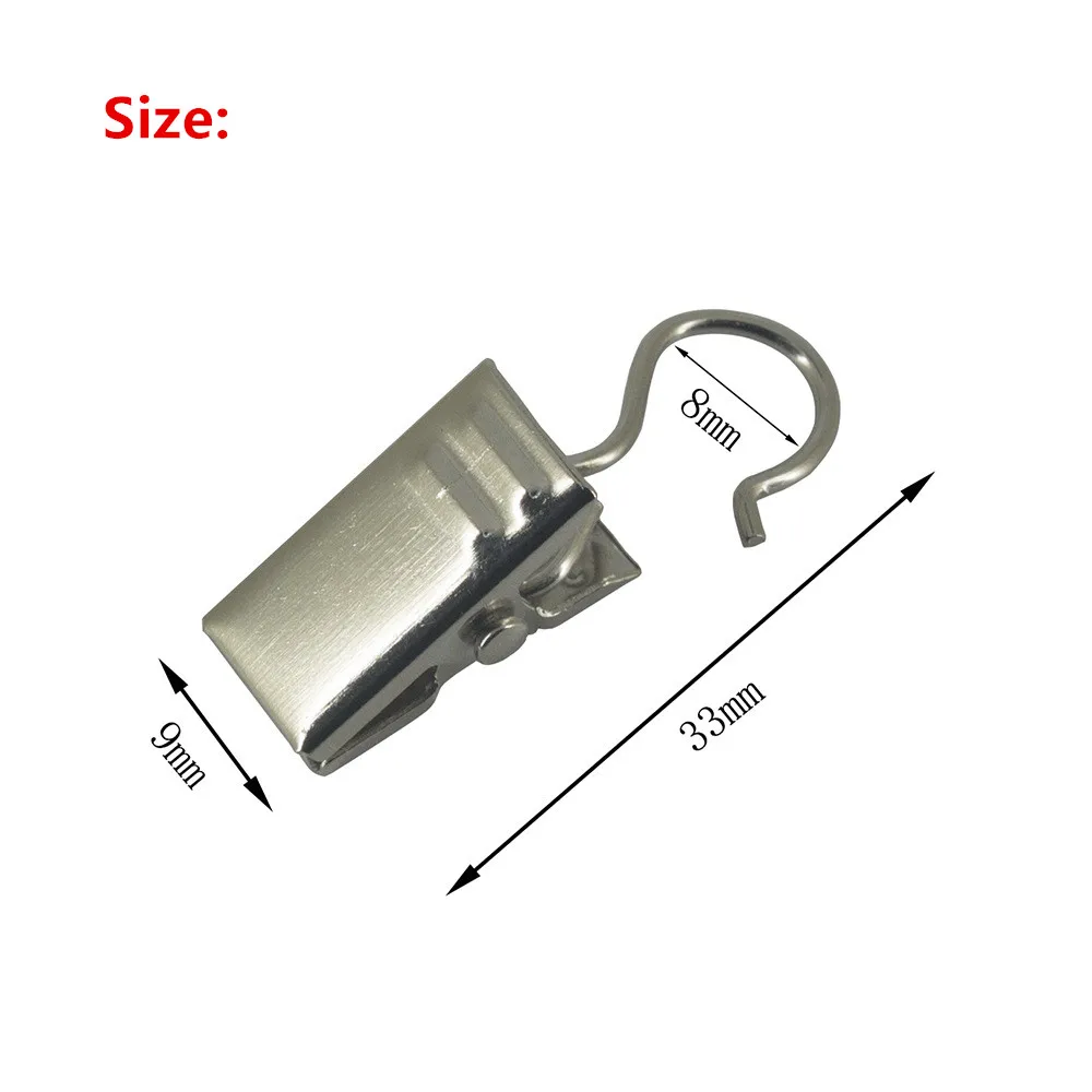 10 шт./лот высокое качество сверхпрочный зажим для шторы ванной душа окна навес