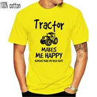 Мужская футболка фермерский трактор делает меня счастливым для мужчин и женщин