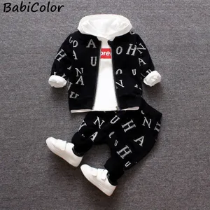 Весенне-осенний комплект одежды для маленьких мальчиков, Модные топы + штаны, повседневные Костюмы джентльмена из 2 предметов для мальчиков, комплекты для малышей