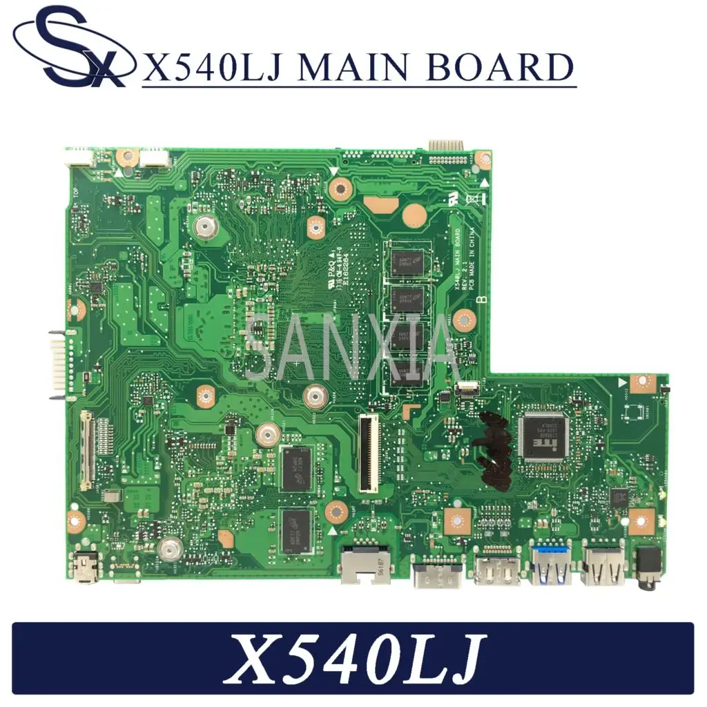 

KLKJ X540LJ Laptop Motherboard For ASUS VivoBook F540LJ F540LA A540LJ A540L Original Mainboard 4GB-RAM I3-4005U GT920M