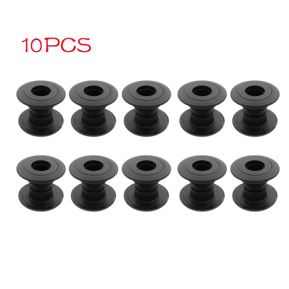 10 шт. втулка для футбольного мяча 5/8 дюймов 16 мм стержень черный пластик хобби