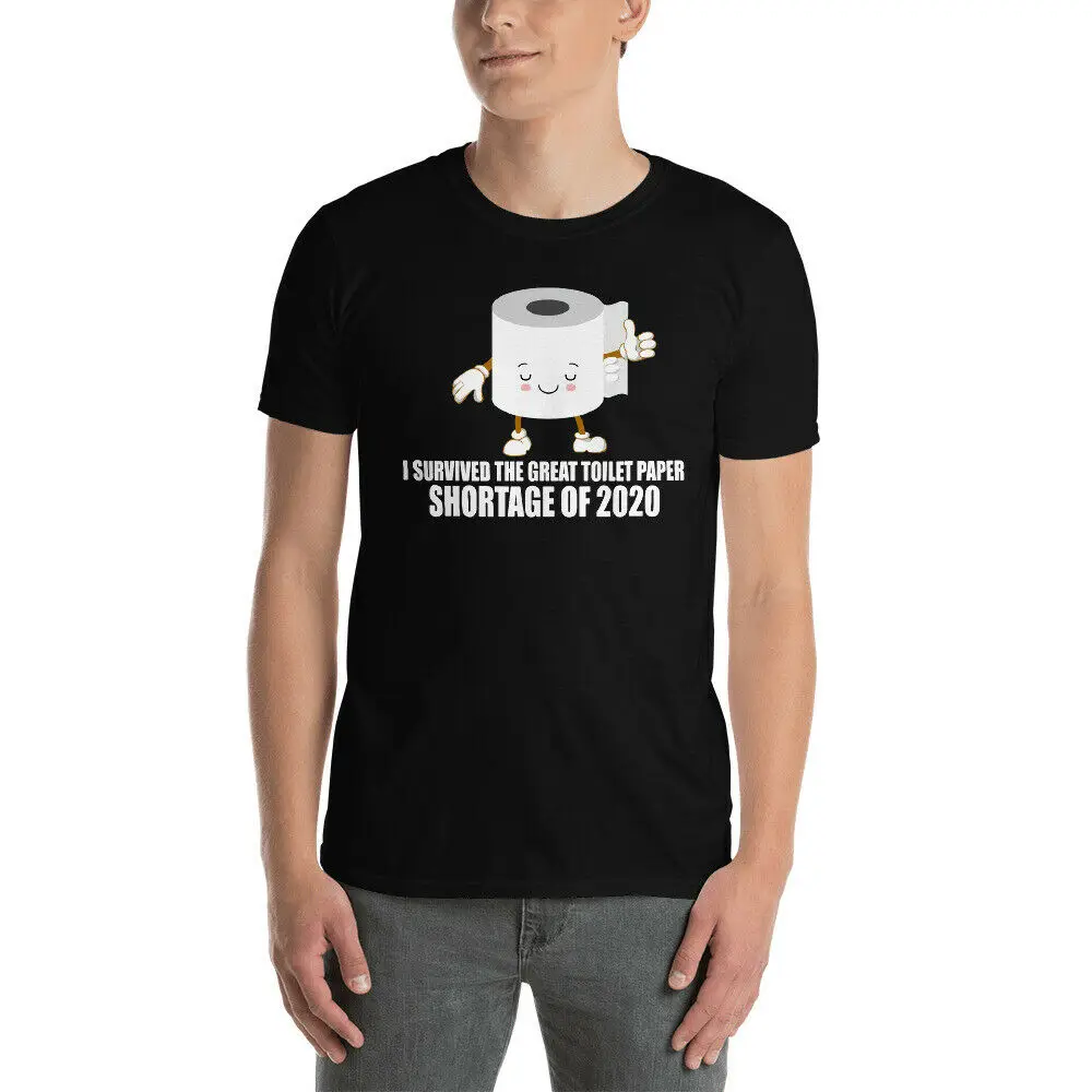 Я пережил огромную нехватку туалетной бумаги 2020 футболка унисекс | Мужская