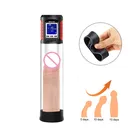 Секс-игрушки для мужчин Электрический насос для пениса USB зарядка автоматический удлинитель пениса Вакуумный Насос Увеличитель пениса Эрекция Мужской мастурбатор