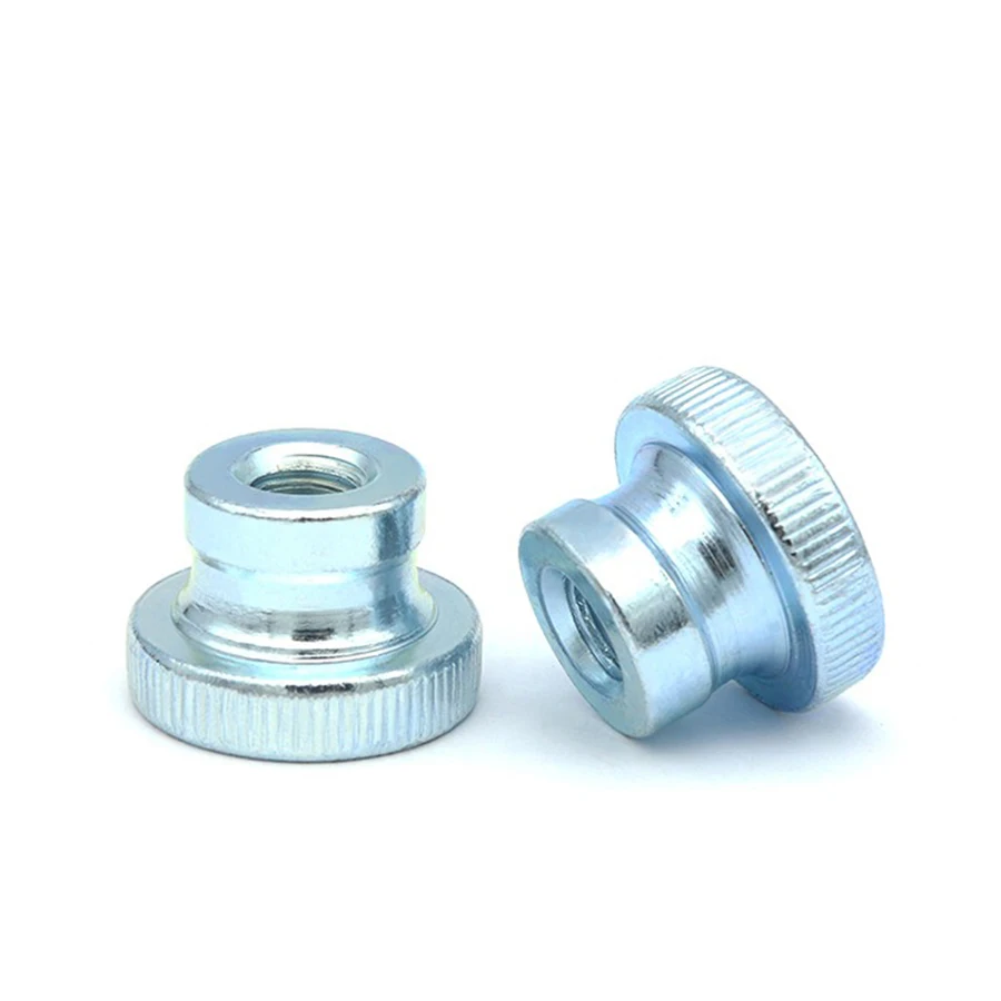 

【DX-Market】M3-M10 White Zinc Plating Quick Split Hand Tighten Knurled Thumb Nut ,Fastener Manufacturer,B009