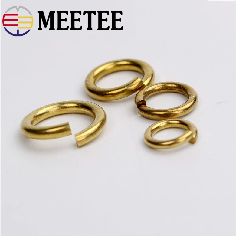 20 шт. Meetee открытое уплотнительное кольцо из чистой меди соединительное латунное