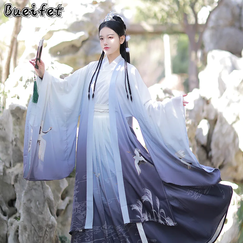 Женское платье в стиле ретро с этническими мотивами династии Тан |