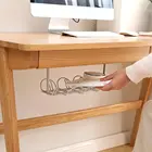 Подвесная стойка для хранения под столом, держатели для шкафа, поддон для шнура питания, Кабельное управление, адаптер для шкафа, полка для домашнего хранения