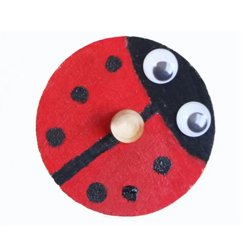 Игрушка-гироскоп из белого дерева 6 шт./компл. | Игрушки и хобби