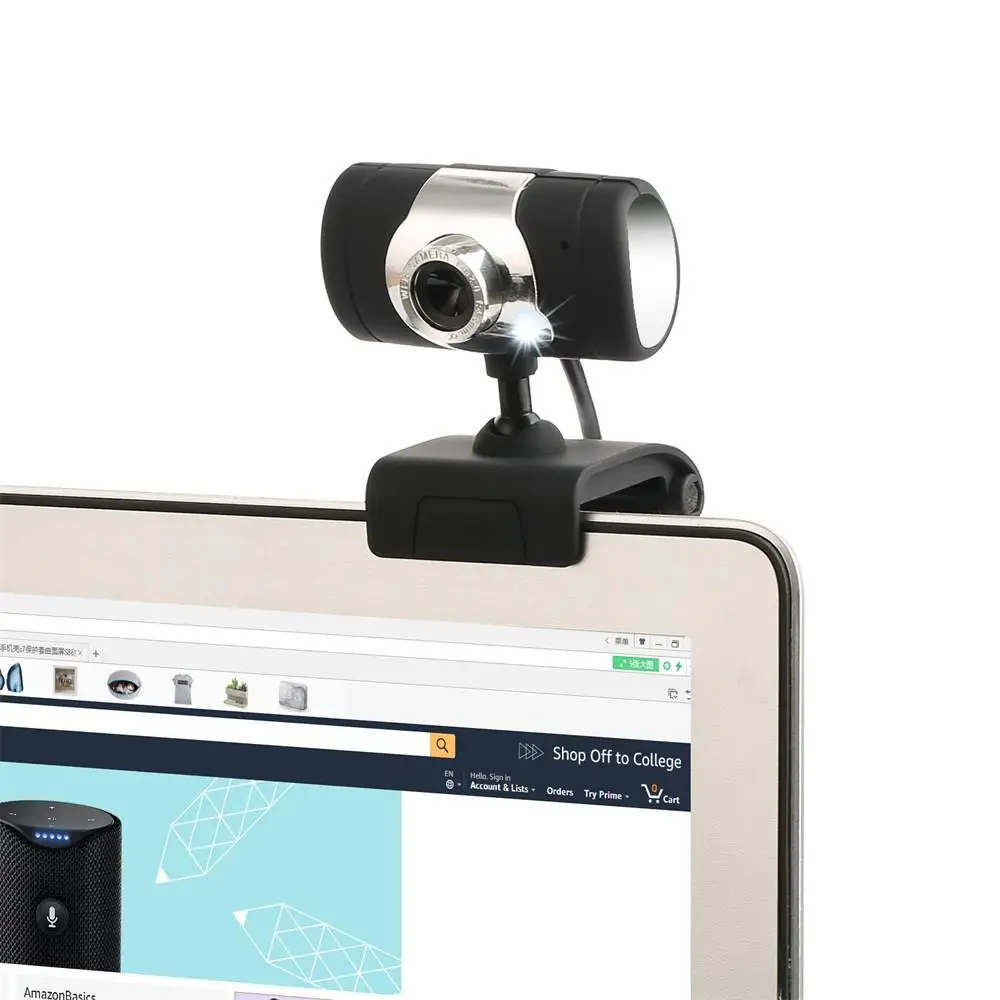 

HD Webcam 12 Megapixels USB2.0 Webcam Camera with MIC Clip-on for Computer PC Laptop
