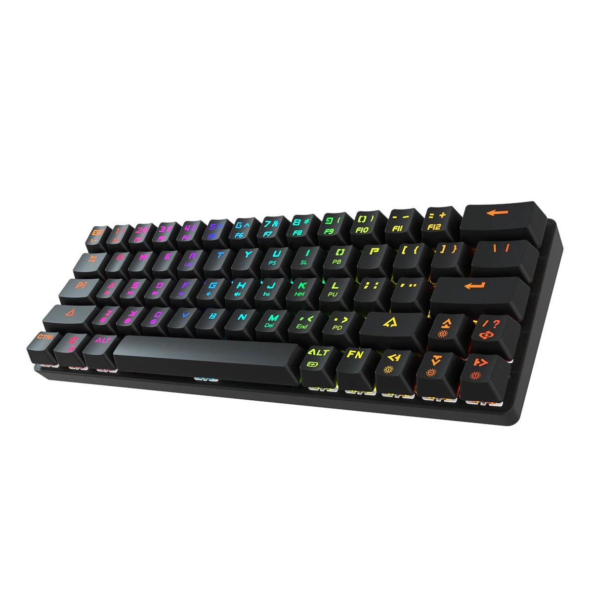 Механическая игровая клавиатура DIERYA DK63 60% настоящая RGB подсветка Bluetooth 4 0