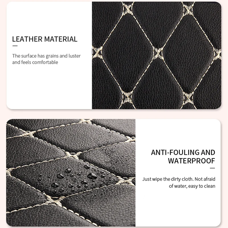 

Car Trunk Leather Folding For Emergency Storage Box Organizer Box Large Capacity Auto Multiuse Tools Storage Bag Stowing Tidying