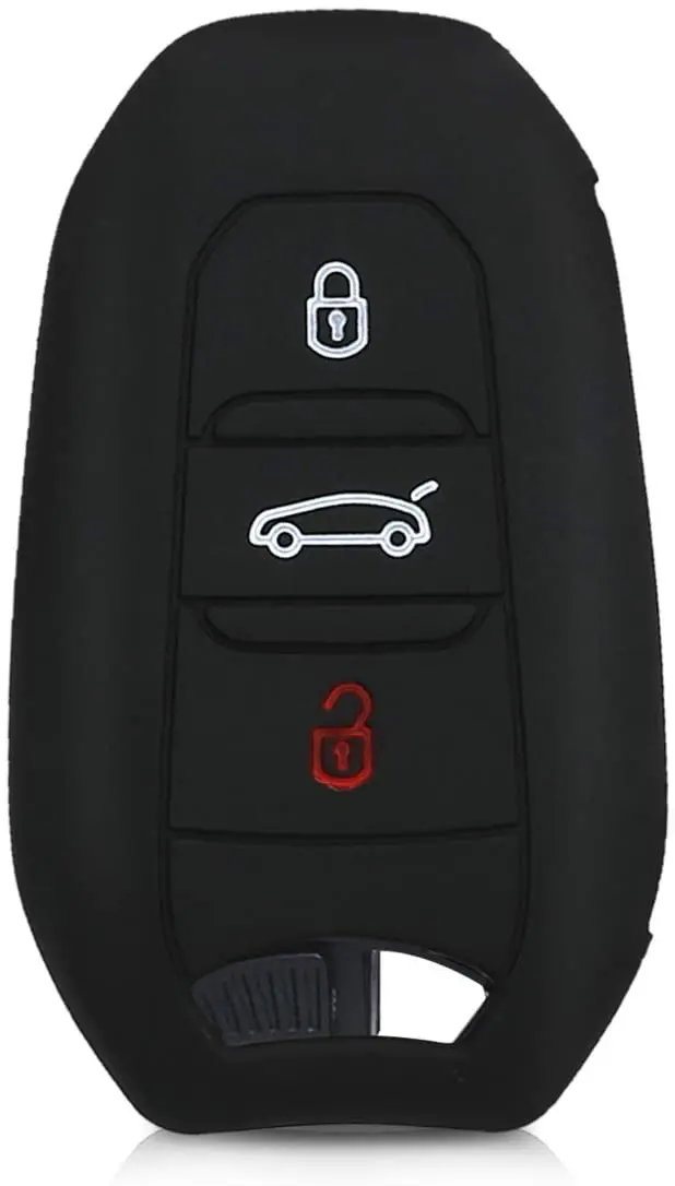 Силиконовый чехол для дистанционного ключа для Peugeot 301 308 408 508 2008 3005 3008 307 Citroen C4L DS6 C6 DS5 защитный брелок