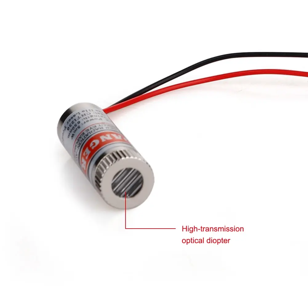 1 шт. 650 нм 5 МВт красная линия лазерный модуль головка стеклянная линза
