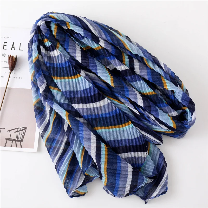 

2020 Autumn ethnic style colour Print silk Scarves lady Cotton and Linen Scarf new summer Beach towel popular Sunscreen Shawls
