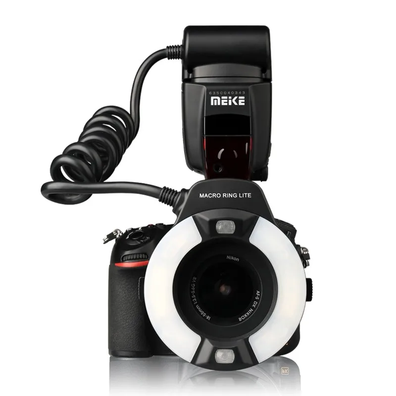 MEIKE Speedlite для Nikon Масео кольцо Lite MK 14EXT N макро Камера вспышки TTL вспышка Master режим