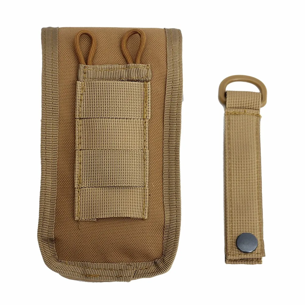 Чехол для телефона Molle, двойной слой, тактический, для улицы, кошелек, поясная сумка, аксессуар, сумка для повседневного использования, ремень, военный, охотничий, Molle, поясная сумка