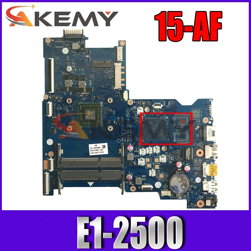 

AKemy материнская плата для ноутбука HP павильон 15-AF 255 G4 EM2500 материнская плата ABL51 LA-C781P 814610-001 814610-601 818073-601