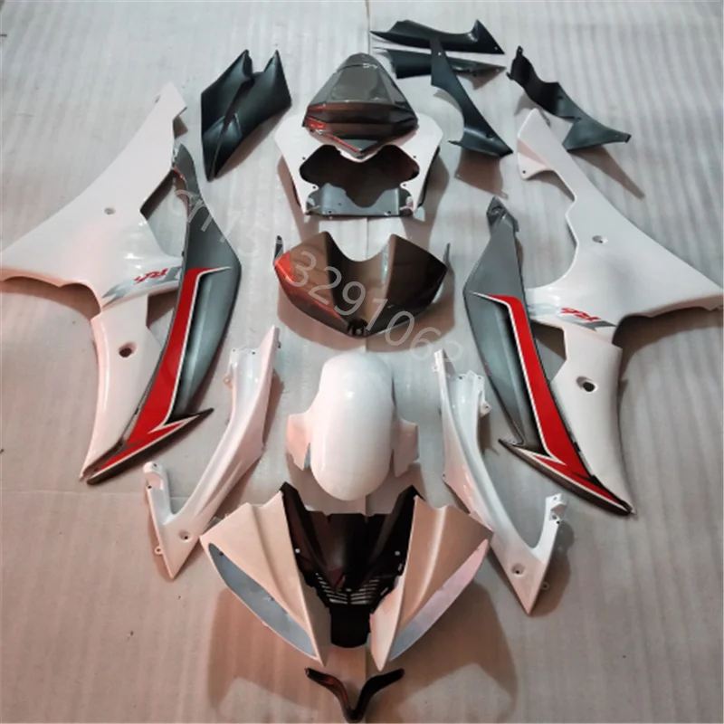 

Белый черный красный пластиковый мотоцикл для YAMAHA YZFR6 08 09 10 11 12 13 14 YZF 600 R6 2008 2014 YZF600R 08-14 обтекатель