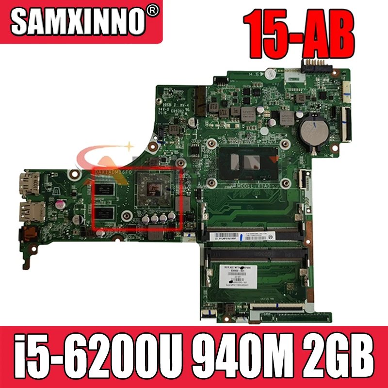 

Akemy новый для hp pavilion 15 AB материнская плата 830601-601 830601-501 830601-001 аккумулятор большой емкости 940 м 2 Гб i5-6200U DAX1ADMB6F0 тестирование