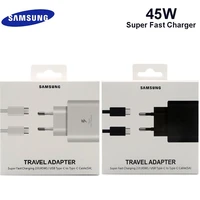 original 45w samsung s21 super fast charger adaptive quick charge type c to type c cable for galaxy s10 a50 a51 a70 note 10 9 8