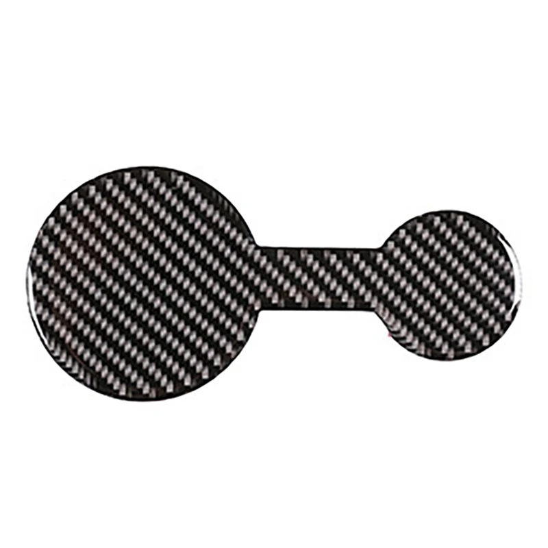 

NEW Soft Carbon Fiber Console Water Cup Pad Cover Trim for Land Rover Range Rover Evoque 2020-2021