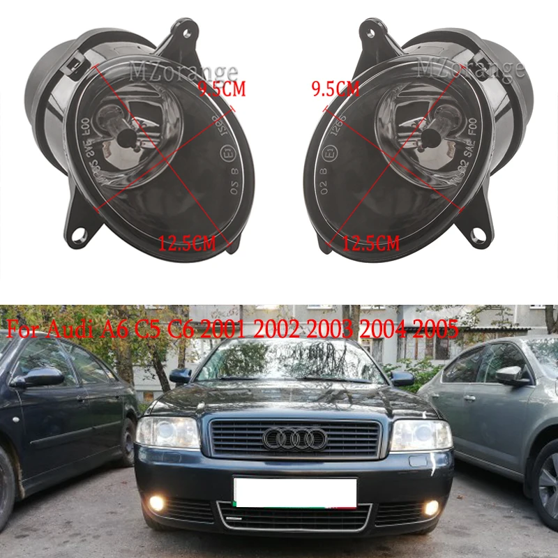 2 шт. передние Галогенные Противотуманные фары для Audi A6 C5 2003 2004 противотуманные в