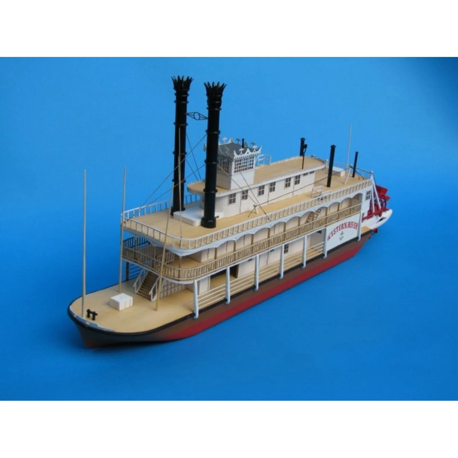 3D Paper Boat Model Mississippi Ming Pai Steamboat Diecast Manual DIY Three-dimensional Mould Lovers Gift Adult Toys |