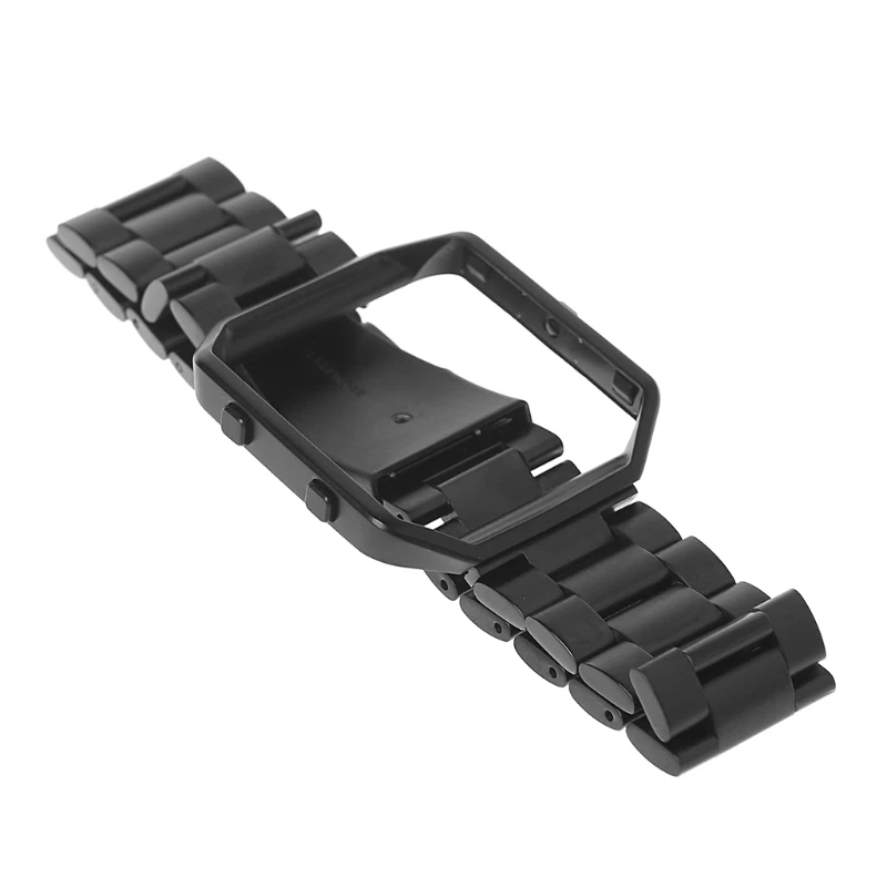 

Metal Frame Watch Band Adjustable Bracelet Strap for fitbit blaze Smart Watch
