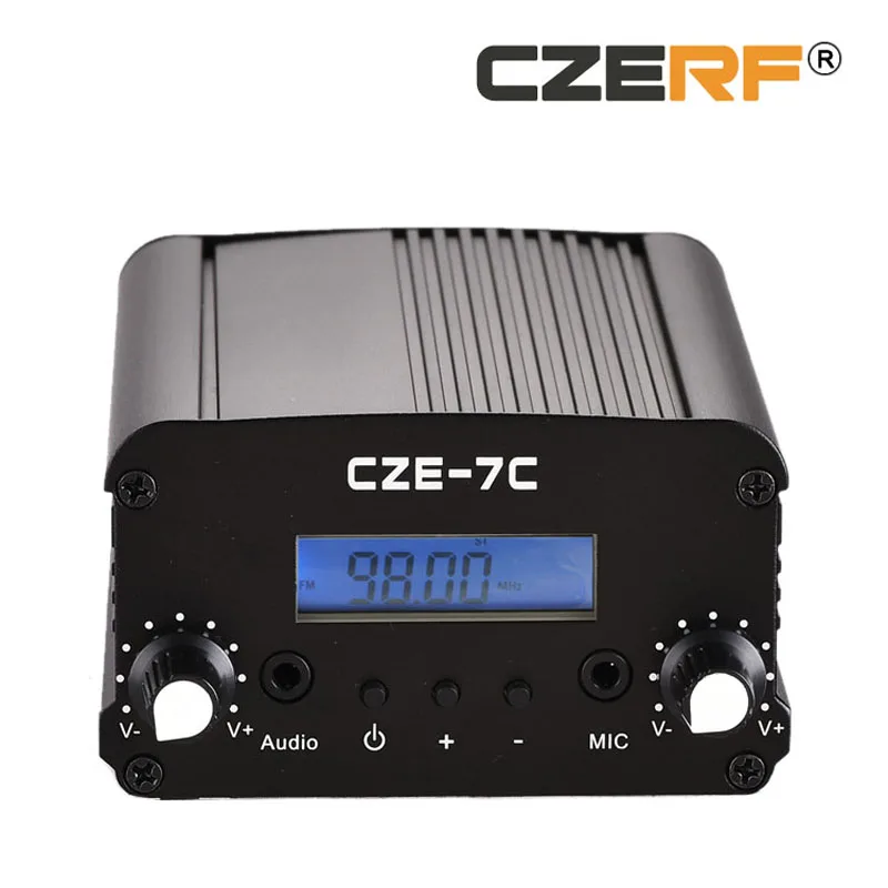 CZE-7C 76 ~ 108MHz 7W беспроводной FM-передатчик с телескопической антенной | Электроника